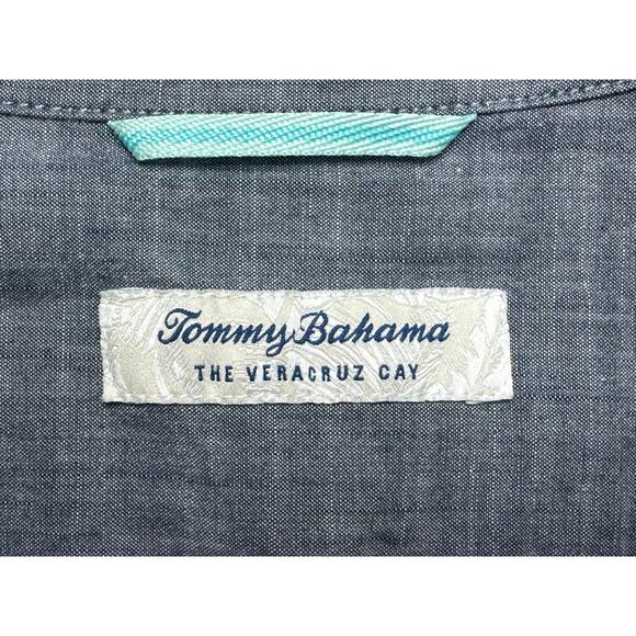 Tommy Bahama The Veracruz Cay Men's Floral Button Up Hawaiian Shirt - Size M - Picture 3 of 5